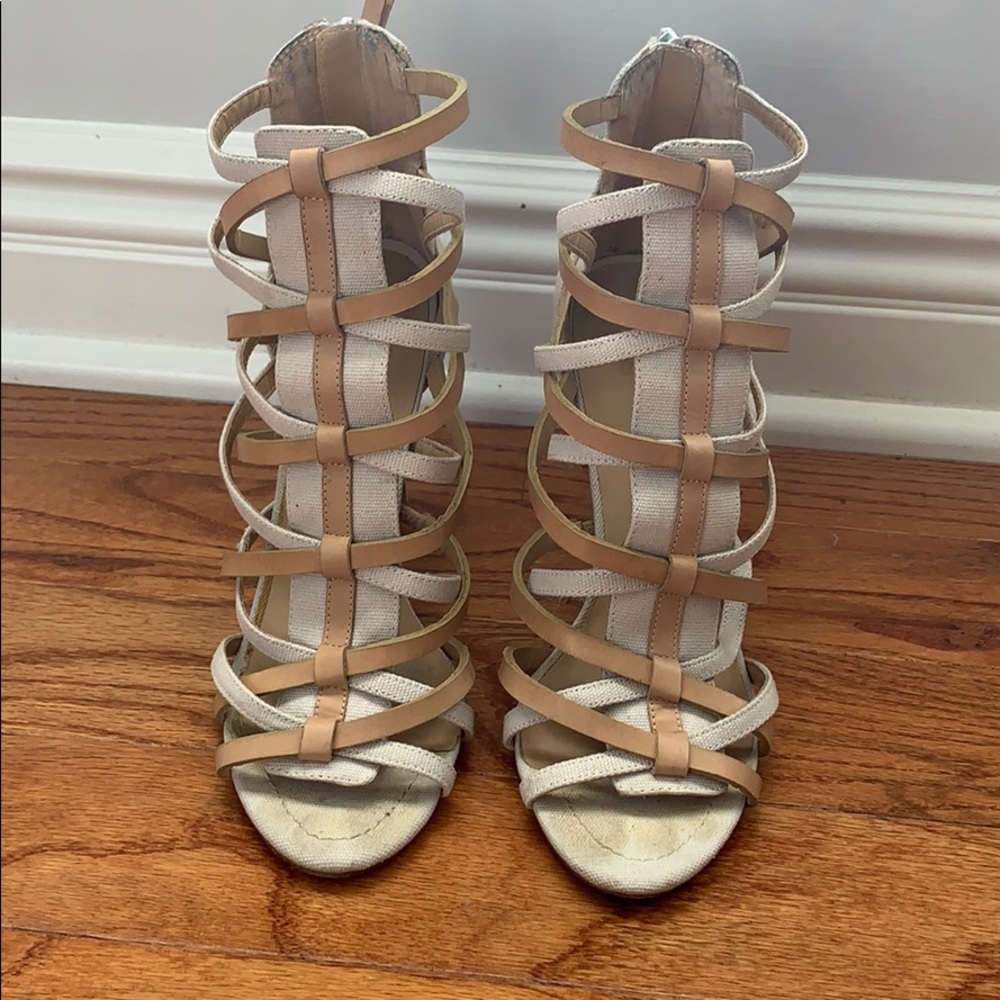 Joe’s caged sandal bootie